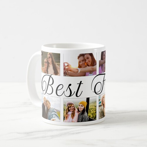 Kişiye Özel 8 Fotoğraflı Best Friend Kupa