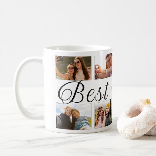 Kişiye Özel 8 Fotoğraflı Best Friend Kupa