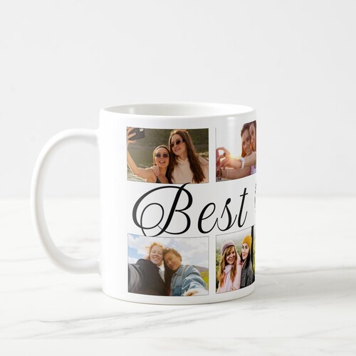 Kişiye Özel 8 Fotoğraflı Best Friend Kupa