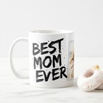 Best Mom Ever,İsimli,Fotoğraflı Love You Yazılı Kupa